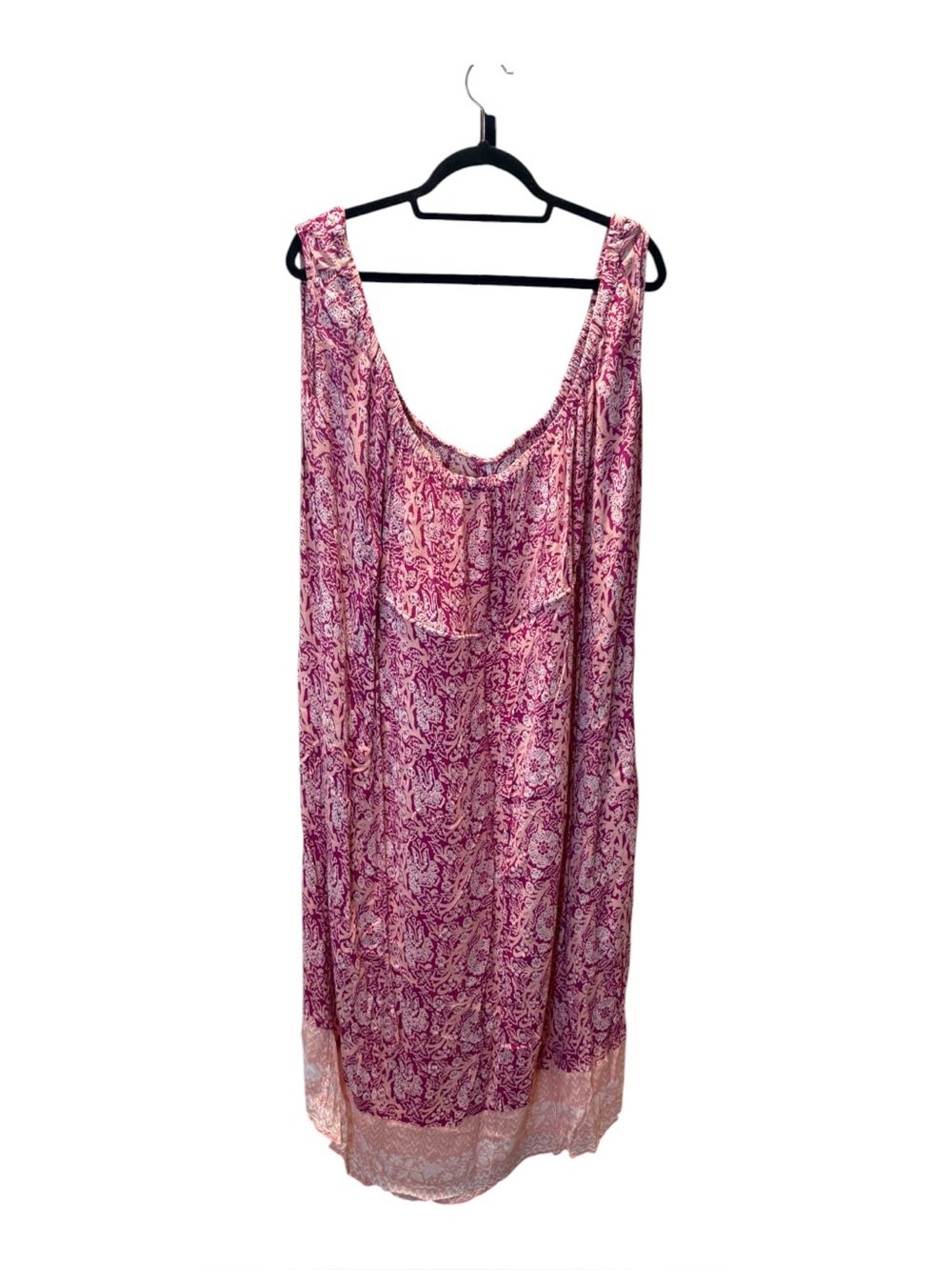 Free People Pink Paisley Maxi Dress